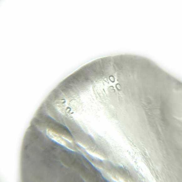 Vintage Stuart Nye Pansy Pin Brooch Sterling Silver - Picture 3 of 4